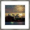Fireworks Over Tampa 2017 Ii Framed Print