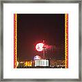 Fireworks Over The Las Vegas Strip Framed Print