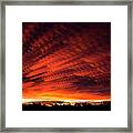 Fiery Sky 7 Framed Print