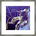 First American Walking In Space, Edward Framed Print