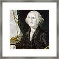First President Of The United States Of America - George Washington Framed Print