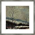 First Snow In Harroy Framed Print