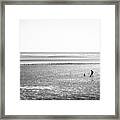First Steps - Dublin, Ireland - Black And White Street Photography Framed Print