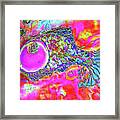 Fish On Red Framed Print