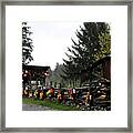 Fisherman Lives Here Framed Print