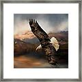 Fishing At The Mount Framed Print