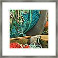 Fishing Net Portrait Framed Print
