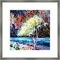 Fishing Painting Catch Of The Day Framed Print