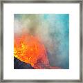 Fissure 8 Magma Framed Print