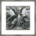 Five Dollar Note - 1896 Educational Series Framed Print