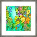 Five Happy Frogs Framed Print