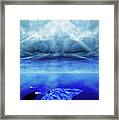 Peace Under Water Framed Print
