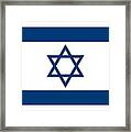 Flag Of Israel Framed Print