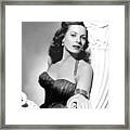 Flame Of Araby, Maureen Ohara, 1951 Framed Print