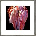 Flamingo Centered Framed Print