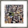 Flatiron Building From Above - New York City Framed Print