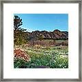 Flatirons Sunrise Framed Print