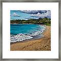 Fleming Beach Maui Framed Print