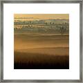 Flint Hills Sunrise Framed Print