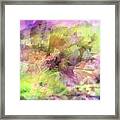 Floral Pastel Abstract Framed Print
