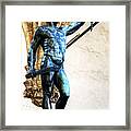 Florence - Perseus In The Loggia - Side View Short Framed Print