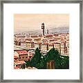Florentine Panorama Framed Print