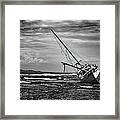 Floundering In The Storm Framed Print