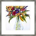 Flowers For An Occasion Framed Print