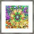 Flowers Mandala Framed Print