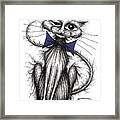 Fluffy Cat Framed Print