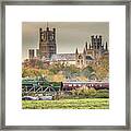 Flying Scotsman At Ely Framed Print