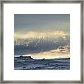 Fog At Sunrise Framed Print