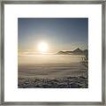 Morning Mist In Lofoten 5 Framed Print