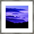 Fog Rising Framed Print