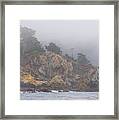 Foggy Day At Point Lobos Framed Print