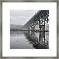 Foggy Reflection Framed Print