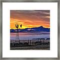 Foggy Spearfish Sunrise Framed Print