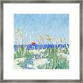 Folly Field Life Guard Stand Framed Print