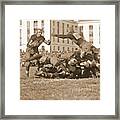 Football Play 1920 Sepia Framed Print