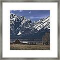 Foothills Of The Tetons Framed Print