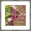 For The Best Mother Of The World Framed Print