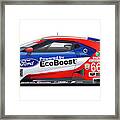 Ford Gt Le Mans Illustration Framed Print