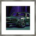 Ford Mustang 1967 Painting Framed Print