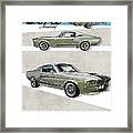 Ford Mustang Eleanor 1967 Framed Print