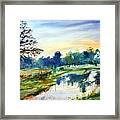 Forest Park At Dawn Framed Print