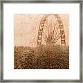 Paris, France - Forest Wheel Framed Print
