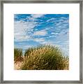 Formby Sand Dunes And Sky Framed Print