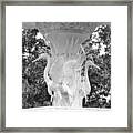 Forsyth Park Fountain - Black And White 4 2x3 Framed Print