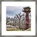 Fort Mott Lookout Tower Framed Print