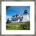 Fort Point Lighthouse  Stockton Springs Me 2 Framed Print
